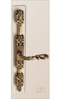 Telluride cremone bolt - antique brass - Custom Door Hardware