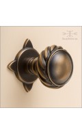 Telluride door knob & rose 50mm | antique bronze | Custom Door Hardware2