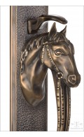 Telluride thumblatch HT - close-up - Custom Door Hardware