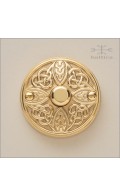 Telluride bell button - polished bronze - Custom Door Hardware